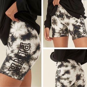 Pink Victorias Secret Tiedye Bike shorts